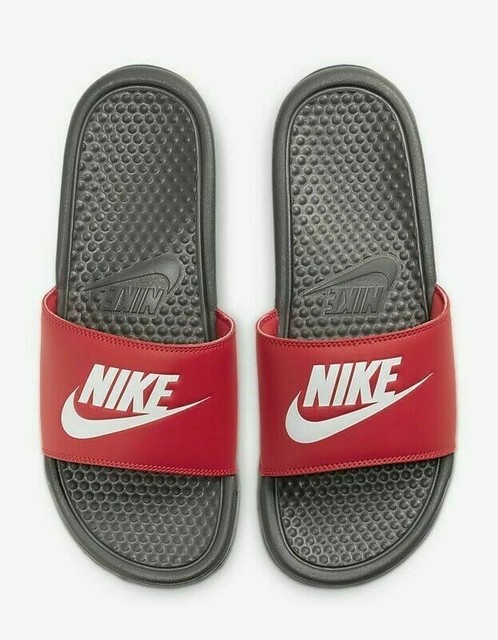 nike slides benassi red