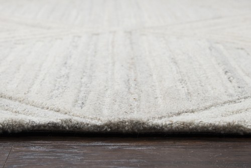 Rizzy Rugs Ivory Contemporary Distressed Faded Lines Area Rug Geometric SK333A - Picture 2 of 5