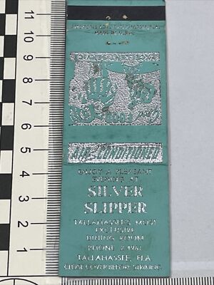 Matchbook Cover  Silver Slipper  Tallahassee s Most Exclusive Dining Room  gmg