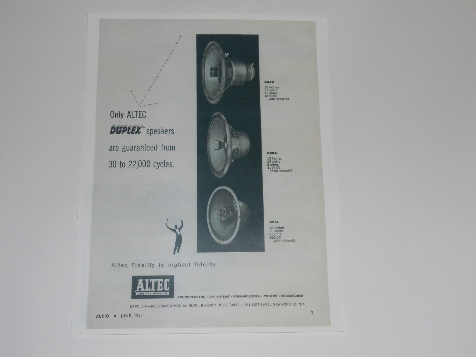 Altec 601A vintage audio equipment - eBay listing photo 1