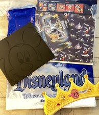 DISNEY Mickey Mouse Black Embossed Photo Album, Scrapbooking Materials Plus Bag 