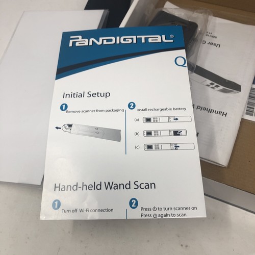 Pandigital Handheld Wand Scanner Red S8X1103RD with WiFi Scan White Tested LN - Picture 12 of 23