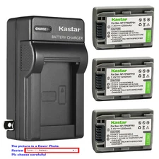 Kastar Battery AC Wall Charger for Sony NP-FP50 NP-FP51 Sony DCR-HC41 DCR-HC42
