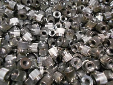 Lot of 50  M6 - 1.0 Steel Threaded Insert Weld Drive Nut