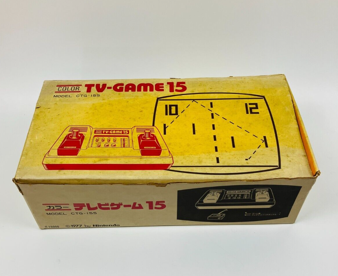 COLOR TV GAME 15 Console Boxed CTG-15S Nintendo Tested System No