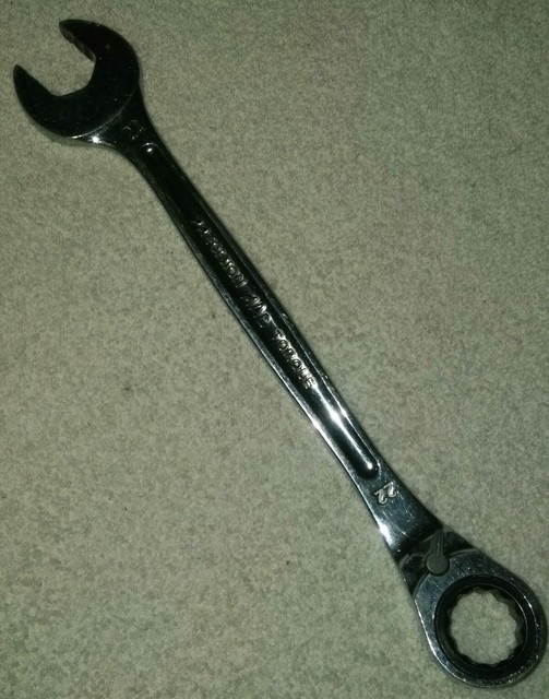 Mac Tools Precision Torque 22 mm Ratchet Wrench Flank Drive RW0222 USA