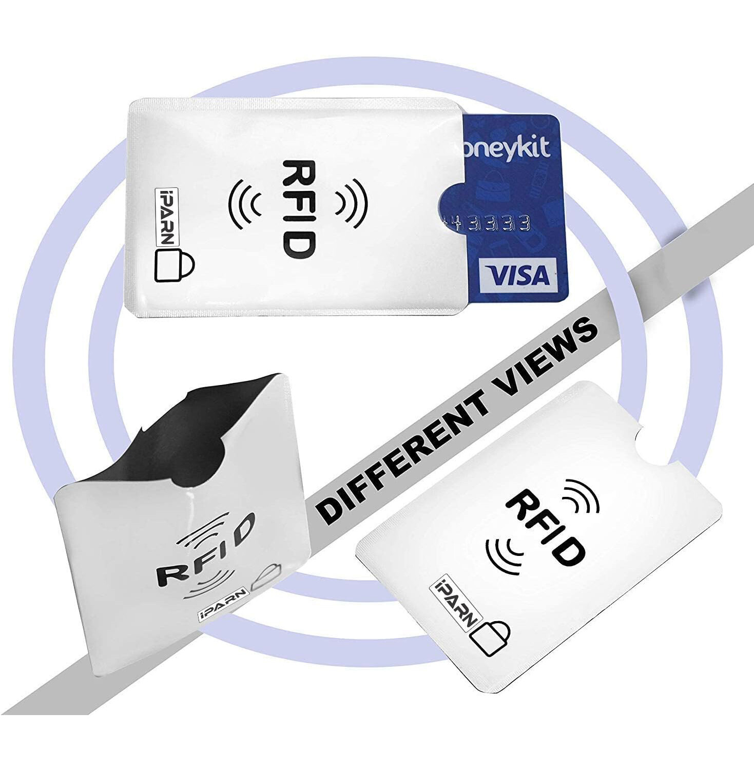 30* RFID Blocking Sleeves Secure Credit ID Card Holder Identity Theft Protection