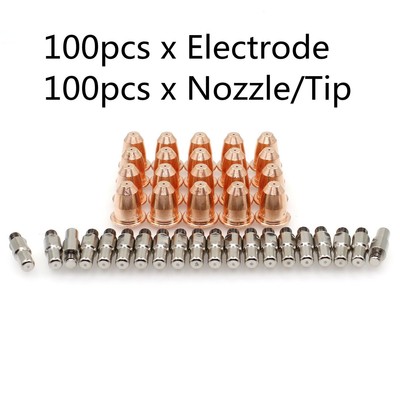 PlasmaDyn 50pc 40A Plasma Cutter Tip Set – For RAZORWELD TRF45-6-CC1, RWPR-0110