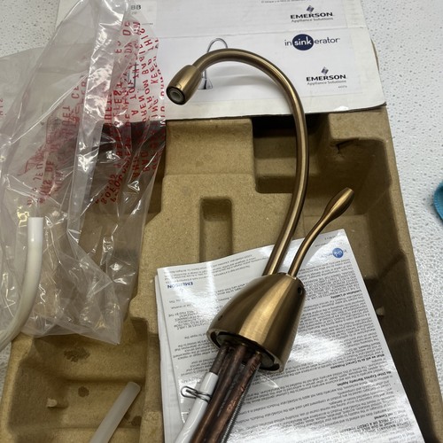 InSinkErator FGN1100BB Indulge Hot Water Dispenser Faucet Brushed