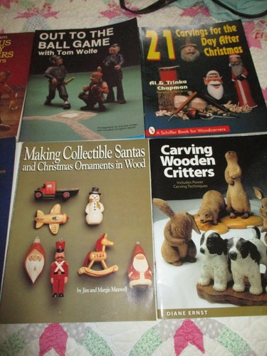 Lot of 11 Woodcarving, Whittling, Carving Patterns, Christmas, Country, Animals - Picture 4 of 6