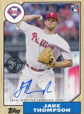 2017 Topps - 1987 Rookie and All-Star Edition Autographs Jake Thompson #1987A-JT