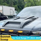 Bonnet Scoop Cover Hood Protector Vent For Ford Ranger Next Gen RA PY 2022-2025