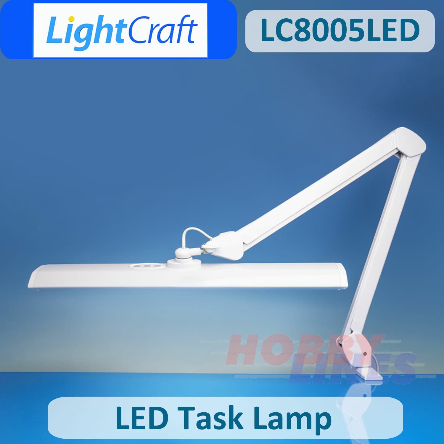 LED TASK LAMP with DIMMER  6000-7000K light 90 CRI Compact LightCraft LC8005LED
