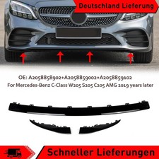 Front Lippe  Zierleiste Für Mercedes Benz W205 S205 C205 AMG abj. 2019 Facelift