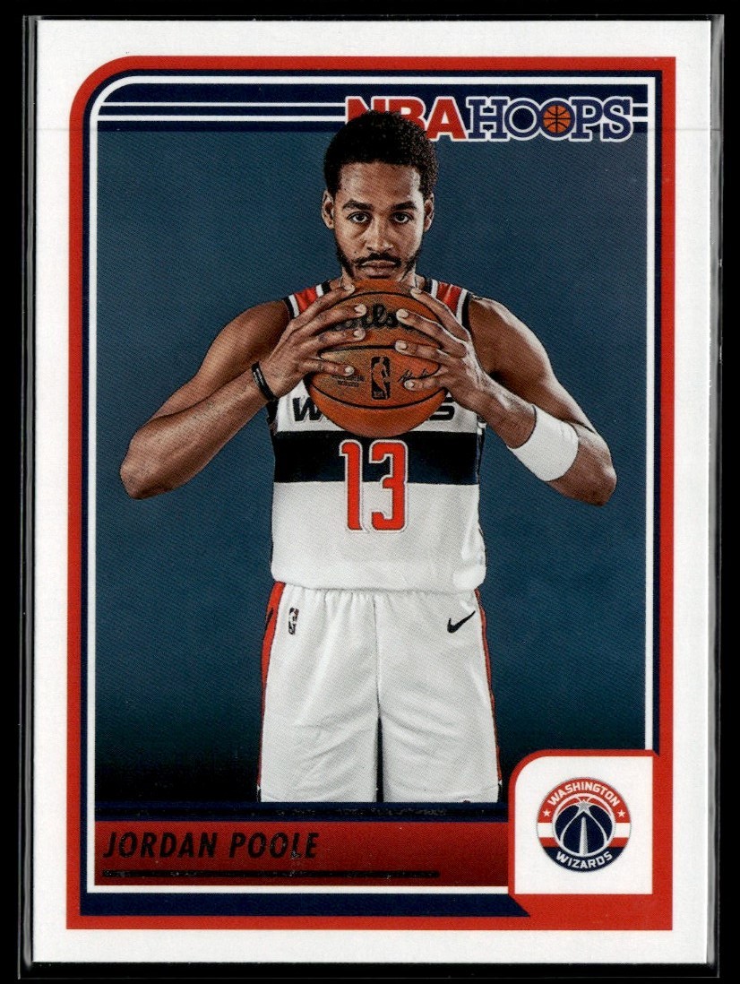 2023-24 Panini NBA Hoops BASE Jordan Poole Washington Wizards #137