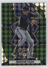 2022 Panini Mosaic Green Mosaic Prizm Christian Yelich #113 2k3