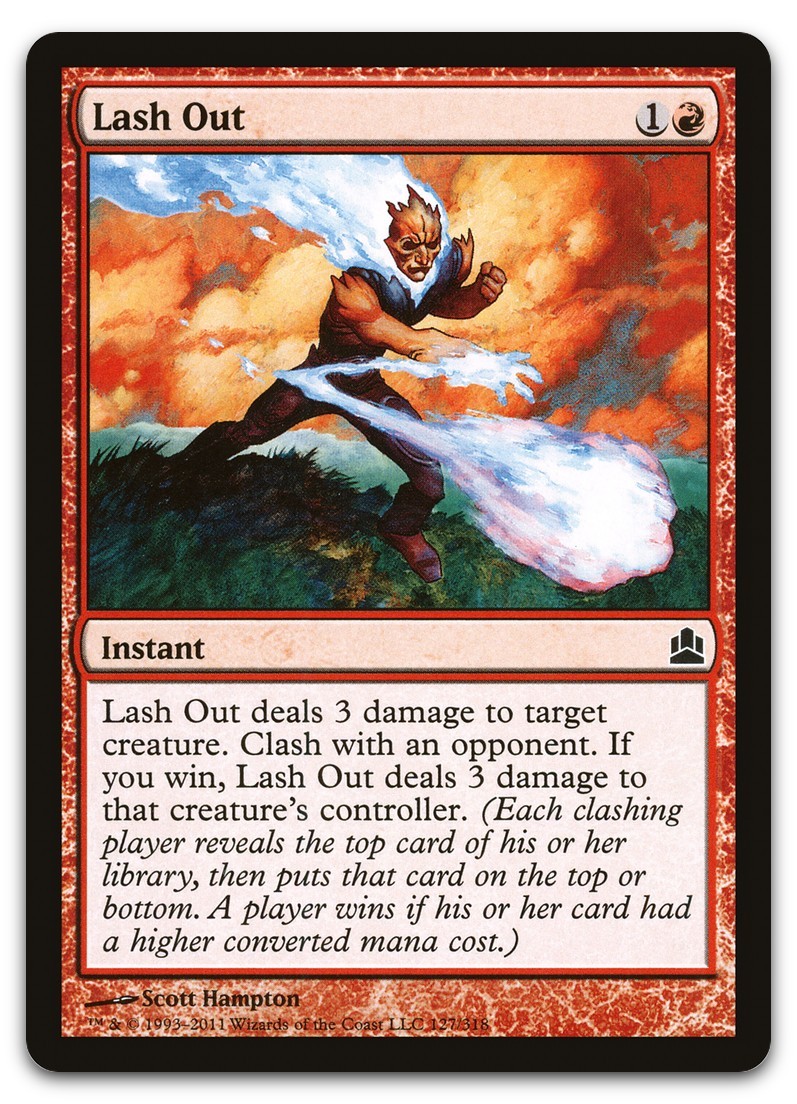 Lash Out #127 (LP) Commander CMD Magic MTG