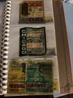 Lot of VINTAGE Chicago/Illinois Cities/towns Vehicle Tax Stickers — photo 10