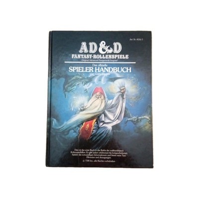 AD&D ''Das offizielle Spieler Handbuch'' Gary Gygax (1978/TSR/151 Seiten) DEUTSCH