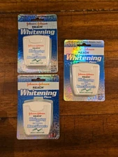 Johnson & Johnson Reach Whitening Floss MINT 55 Yard New 3 Pack Unopened