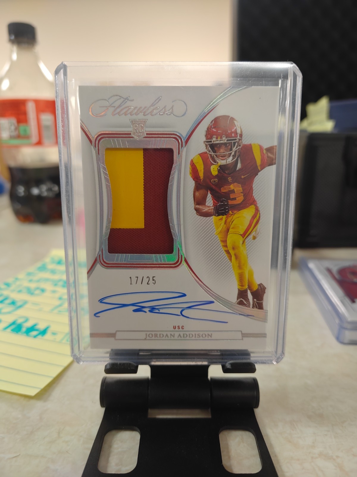 Jordan Addison Panini Flawless Collegiate Patch Autographs #PAJA Base