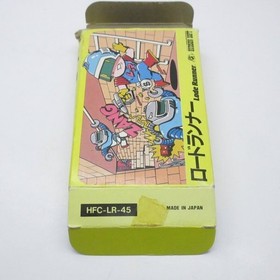 Lode Runner W/Box Instructions Famicom Cartridge FC Tested