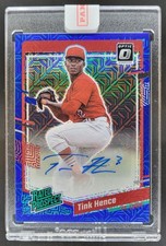 2023 DONRUSS OPTIC TINK HENCE BLUE MOJO RATED PROSPECT AUTO /20 B WN2
