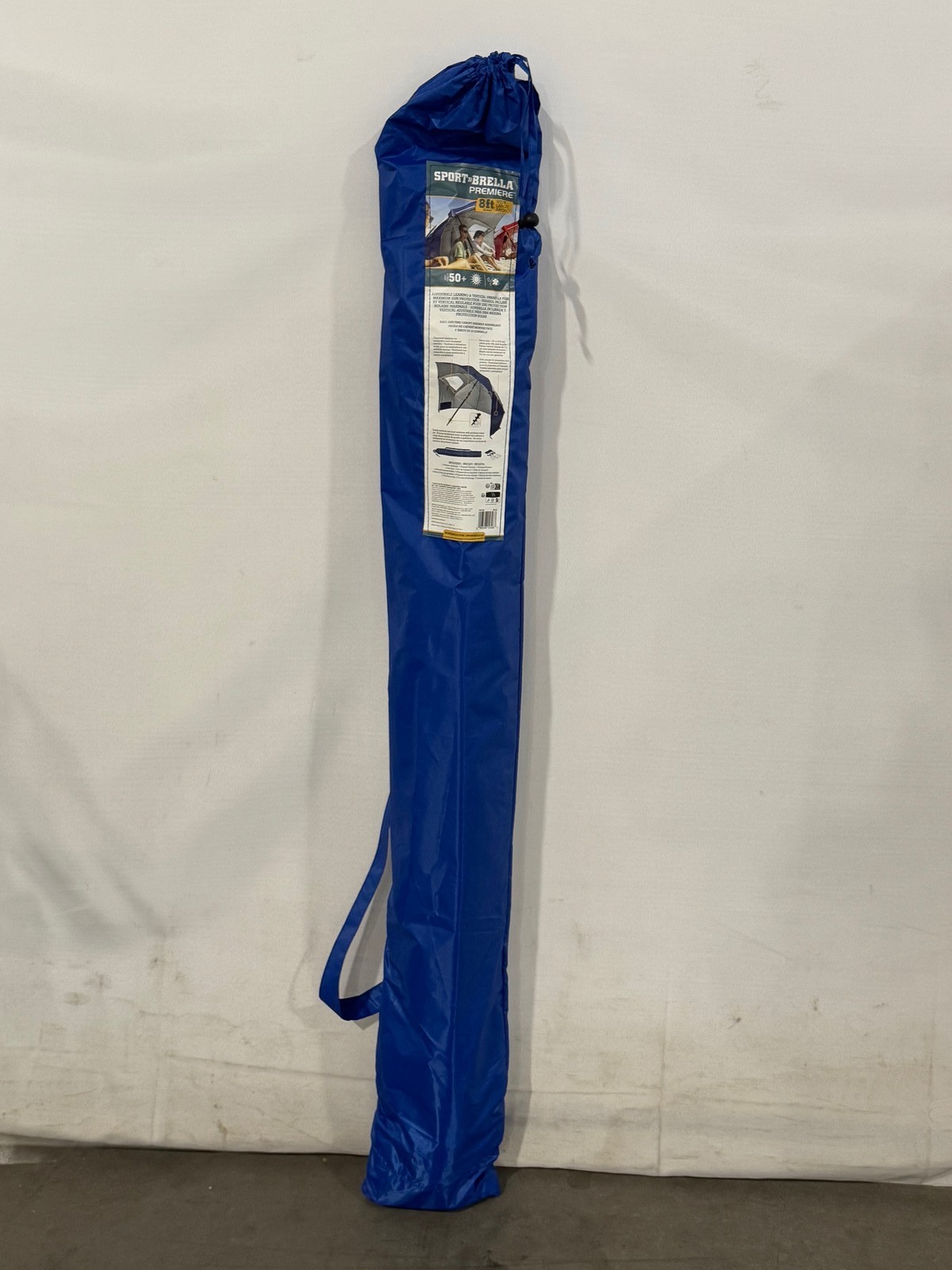 SPORT-BRELLA PREMIERE REG UMBRELLA SHELTER FOR SUN RAIN PROTECTION - BLUE