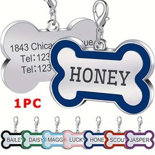 Durable Double-Sided High-Quality Smooth Sturdy Custom Engraved Metal Pet ID Tag