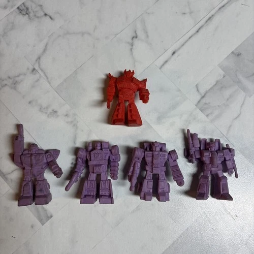 Vintage 1987 Hasbro G1 Transformers Decoy Figures Lot of 5