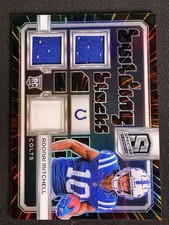 Adonai Mitchell RC 2024 Panini Spectra Building Blocks Materials Hyper #/75