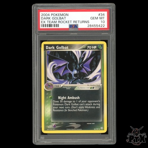 Dark Golbat graded PSA 10 for sale on eBay
