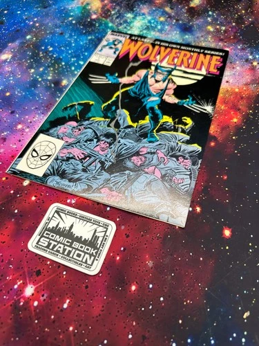 Wolverine #1 Raw VF/NM Byrne Cover 1st App Patch 1st Solo Series VTG Comic '88