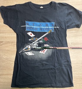 Vintage Heart “Private Audition” Tour 1982 T-Shirt Size L, Fits Small - Worn