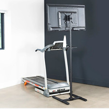 VIVO Extra Tall TV Floor Stand with Shelf , 13-50in, Black