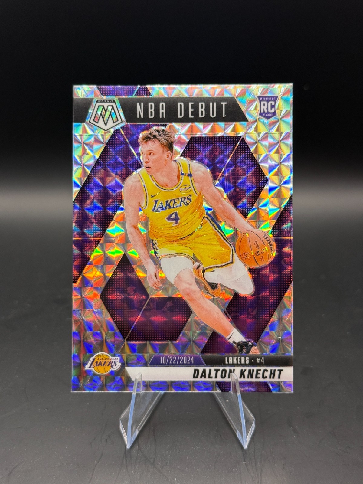 2024-25 Panini Mosaic - NBA Debut Dalton Knecht #264 Mosaic Prizm (RC)