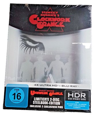 A Clockwork Orange   Titans of Cult Edition | 4K UHD Bluray SteelBook | Neu OVP