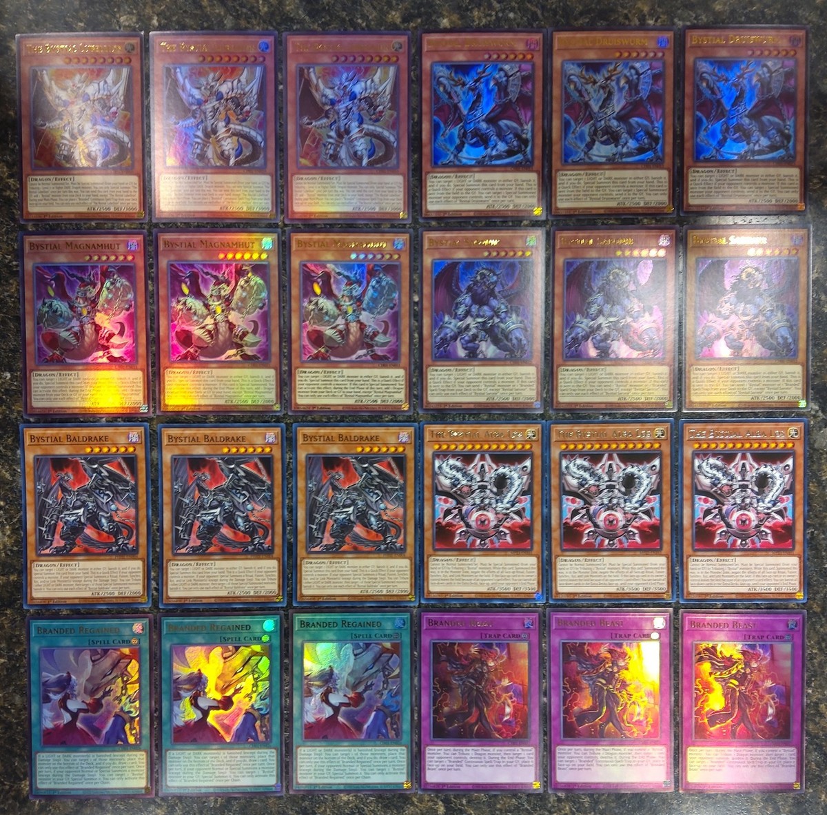 Bystial DECK CORE Magnamhut Soronir Branded Baldrake Regained Yugioh | eBay