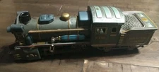 Vintage Tin 1950s Tin Litho SSS Japanese Mountain Locomotive 10"