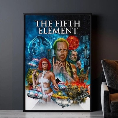 The Fifth Element Sci Fi Movie Poster Wall Art Print Decor