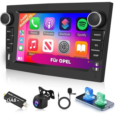 Android 15 Autoradio Apple Carplay Navi DAB Für Renault Trafic MK2 OPEL Vivaro A