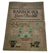 Barbour's Linen Thread Art Needlework Crocheting Antique Vintage Patterns