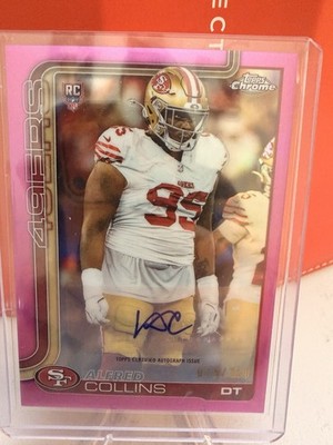 Topps Chrome 2025 Alfred Collins RC Auto #RRA-ACO San Francisco 49ers /250