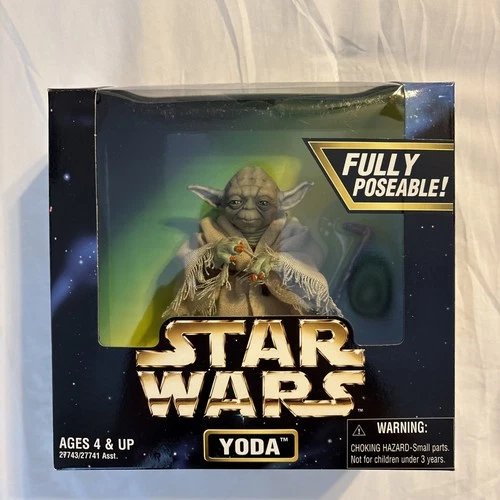 1997 Kenner Star Wars Action Collection Yoda Fully Poseable Action Figure NEW