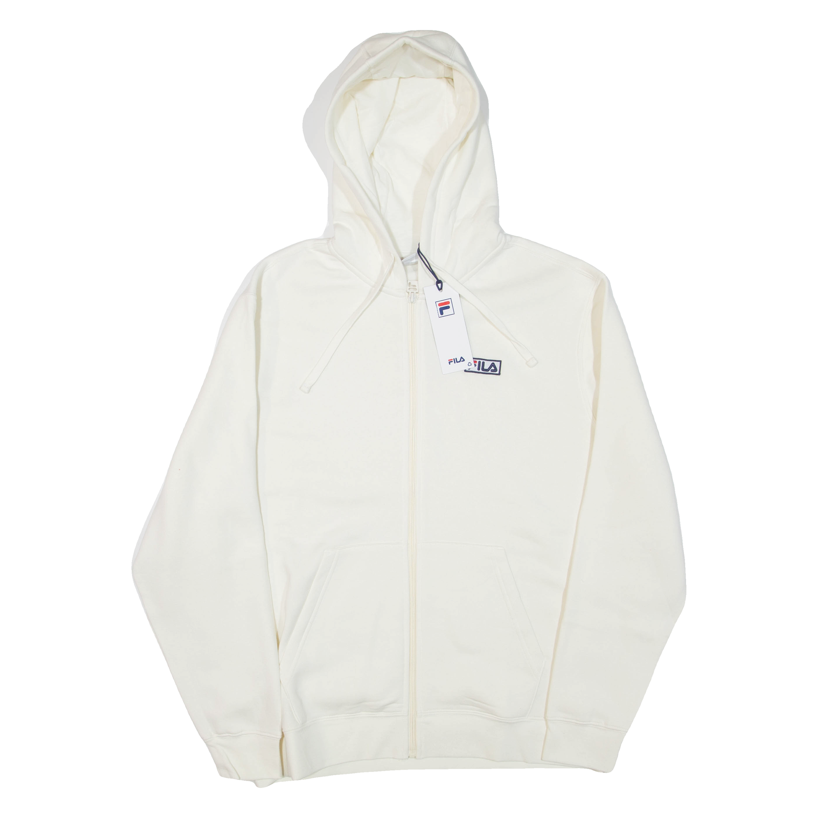 Felpa con cappuccio FILA uomo bianca L