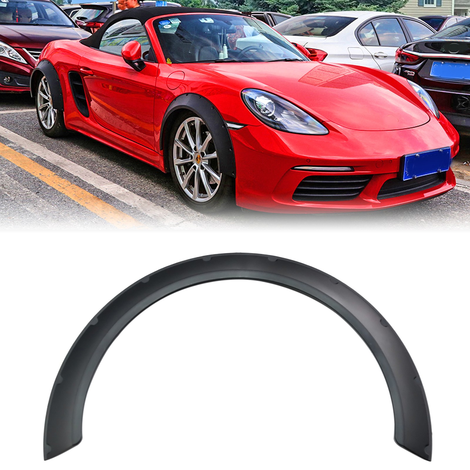 4PCS Car Fender Flares Wheel Arches Wide Body Kit Fits For Maserati GranTurismo