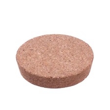 INNA-Glas Deckel EMMILOTTE aus Presskork, beige, 3cm, Ø12,9cm