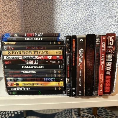 Mega Movie Lot 73 Titles Blu-ray & DVD Mixed Action Horror Sci-Fi Thriller