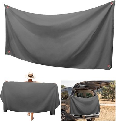 Magnetic Beach Towel Oversized Quick-Dry Microfiber Towel with Magnetic Closure,