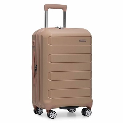 Traveler's Choice Pagosa Hardshell Expandable Luggage with Spinner Wheels, La...